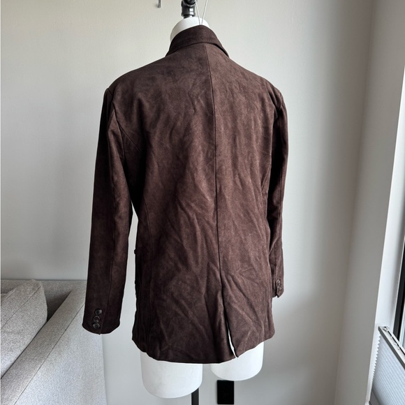 Blank NYC Faux Leather Fringe Jacket Blazer - Picture 2 of 4